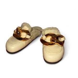 JW Anderson Chain Mules in green/sage